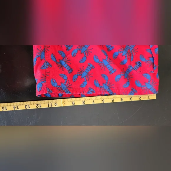 Beverly Hills Polo Club Red and Blue Lobster Swim Trunks Small - Picture 10 of 10